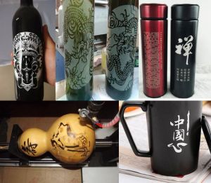 武汉武昌区酒瓶葫芦工艺品激光雕刻机